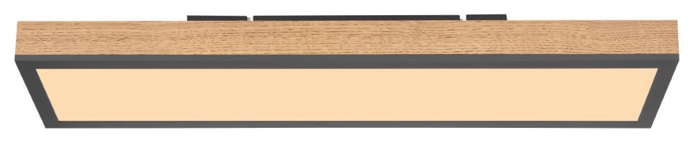Wooden led ceiling light Doro 60x15cm Globo 9007371417780