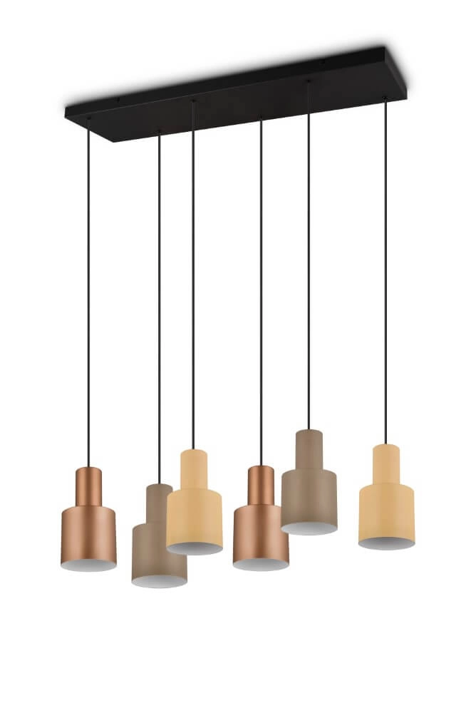 Design hanging lamp Agudo 6-light