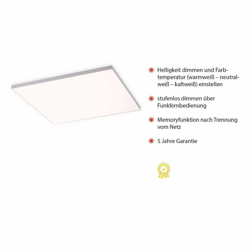 LED panel Canvas 40w - 2700-5000K - 60cm white Just Light 4043689967499
