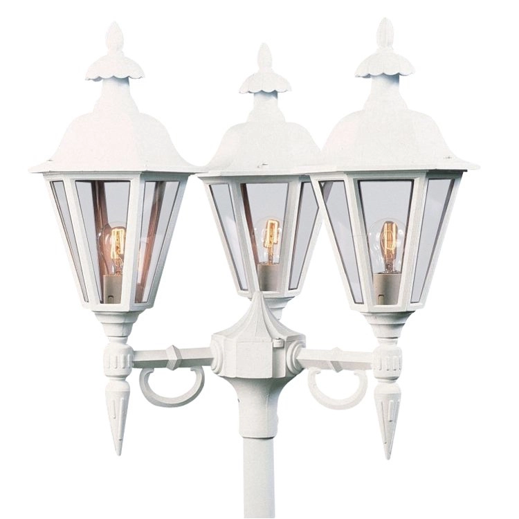 Classic lantern shade Pallas 3-light white