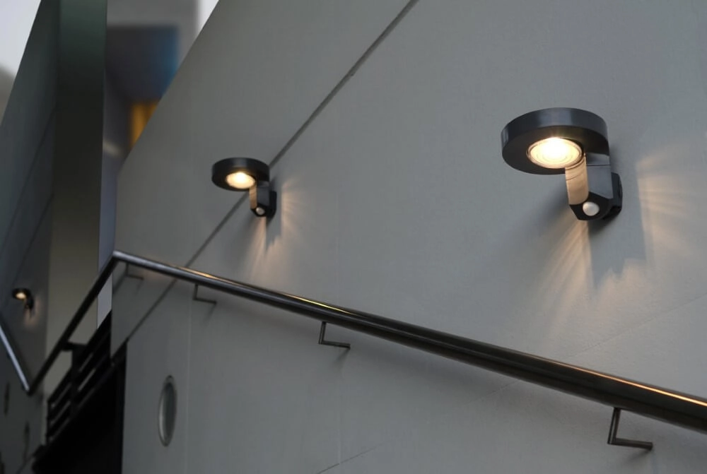 Solar wall lamp Diso anthracite Lutec 6939412044309