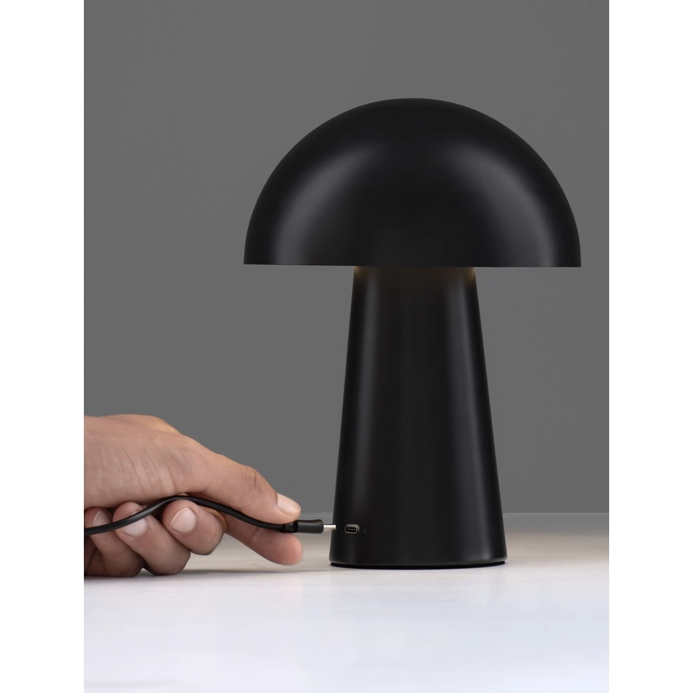 Rechargeable table lamp Ande black Lyora 5212017472113