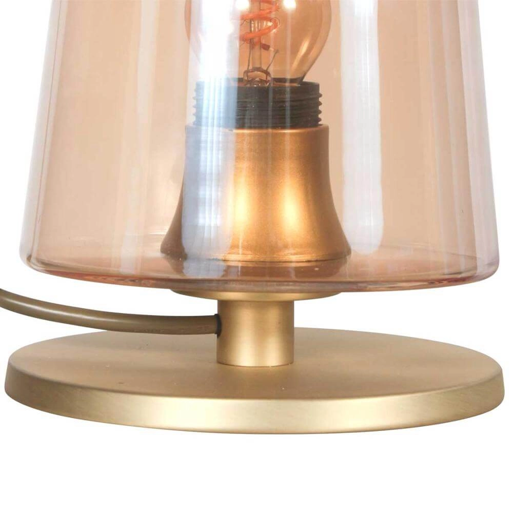 Sleek table lamp Ancilla Round Gold Steinhauer 8712746171068