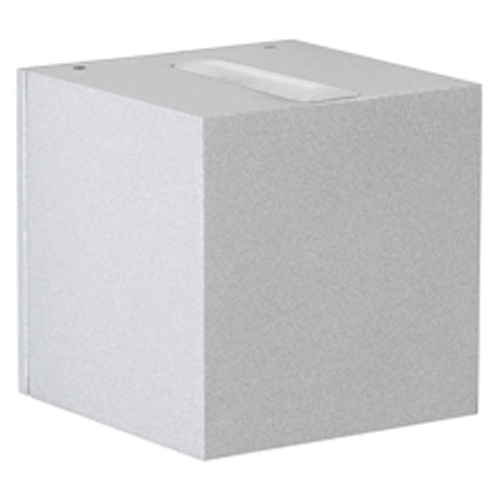 Square Led wall lamp Lino 10.5cm - gray