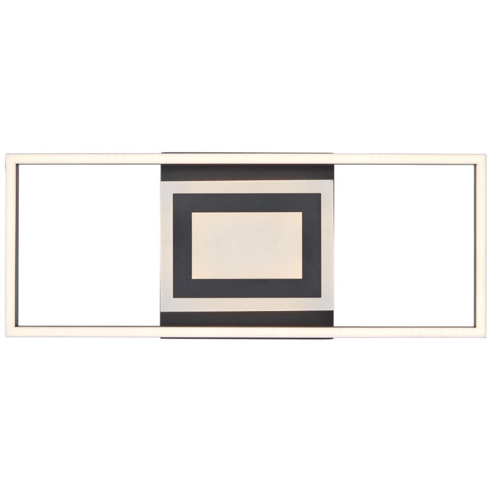 Ceiling lamp Besson Rectangular Black Brilliant 4004353420009