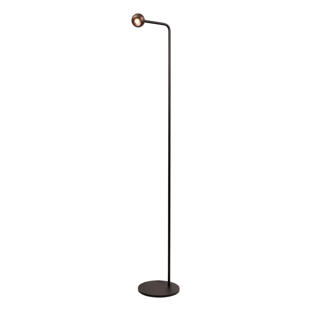 Design floor lamp Montana coffee brown