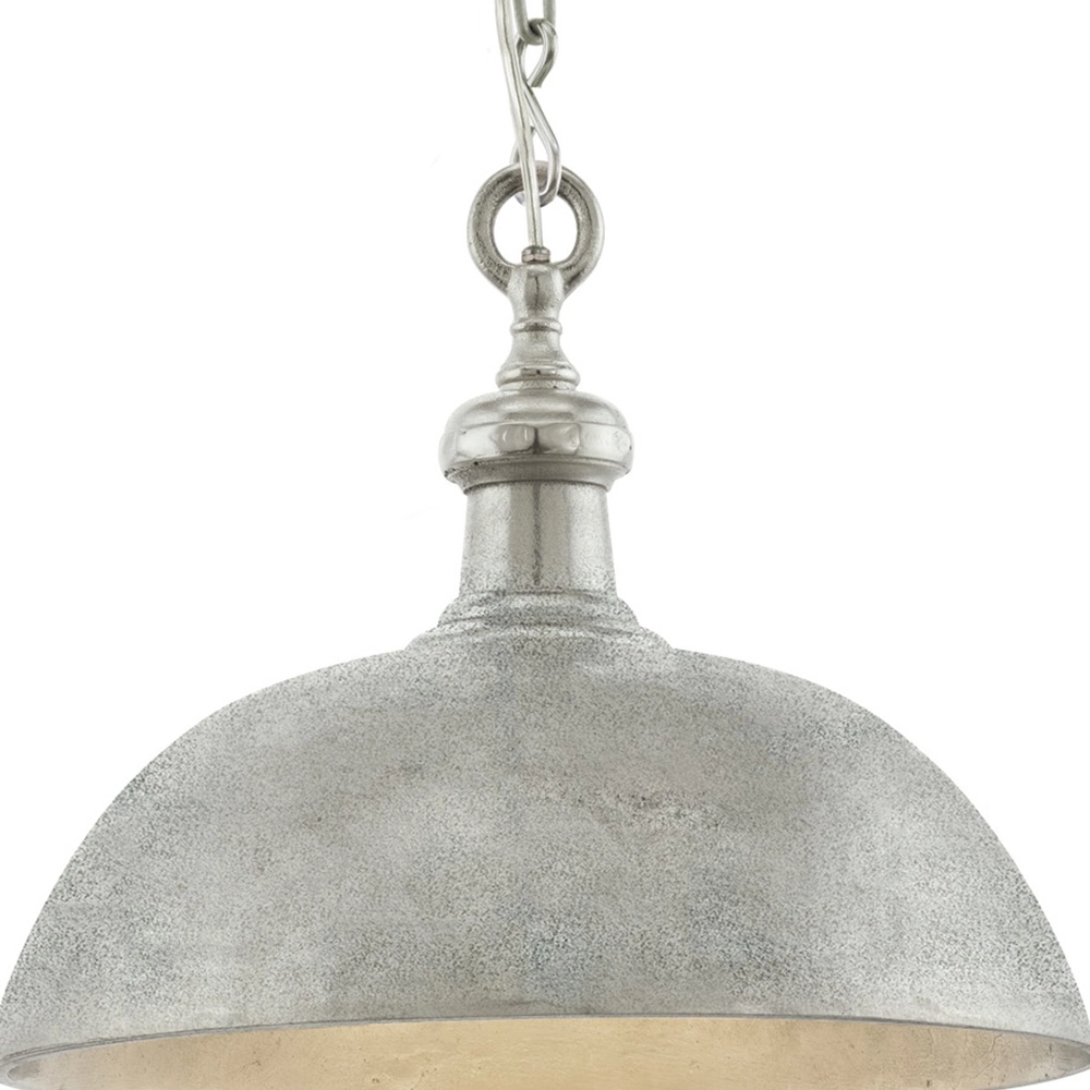 Classic pendant lamp Easington nickel Eglo 9002759491819