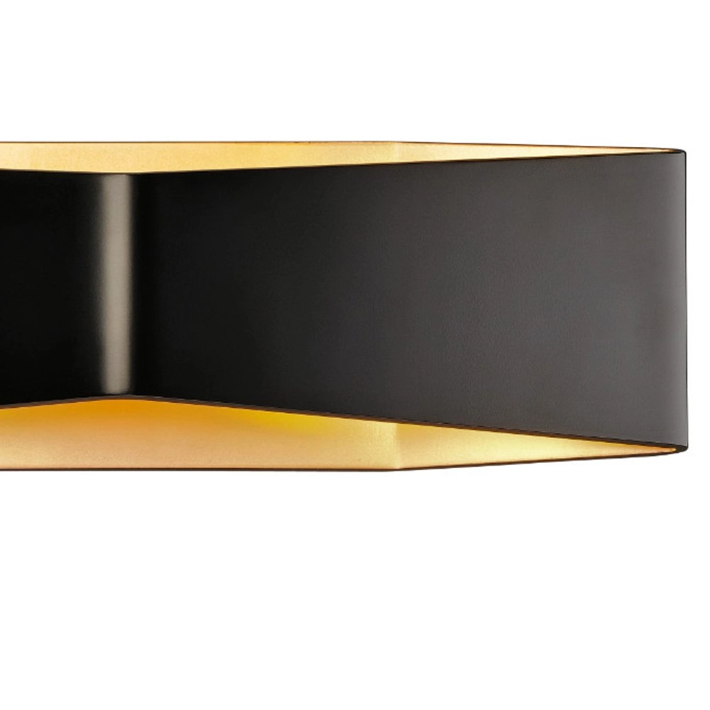 LED wall lamp Cariso WL-4 black with gold SLV 4024163164252