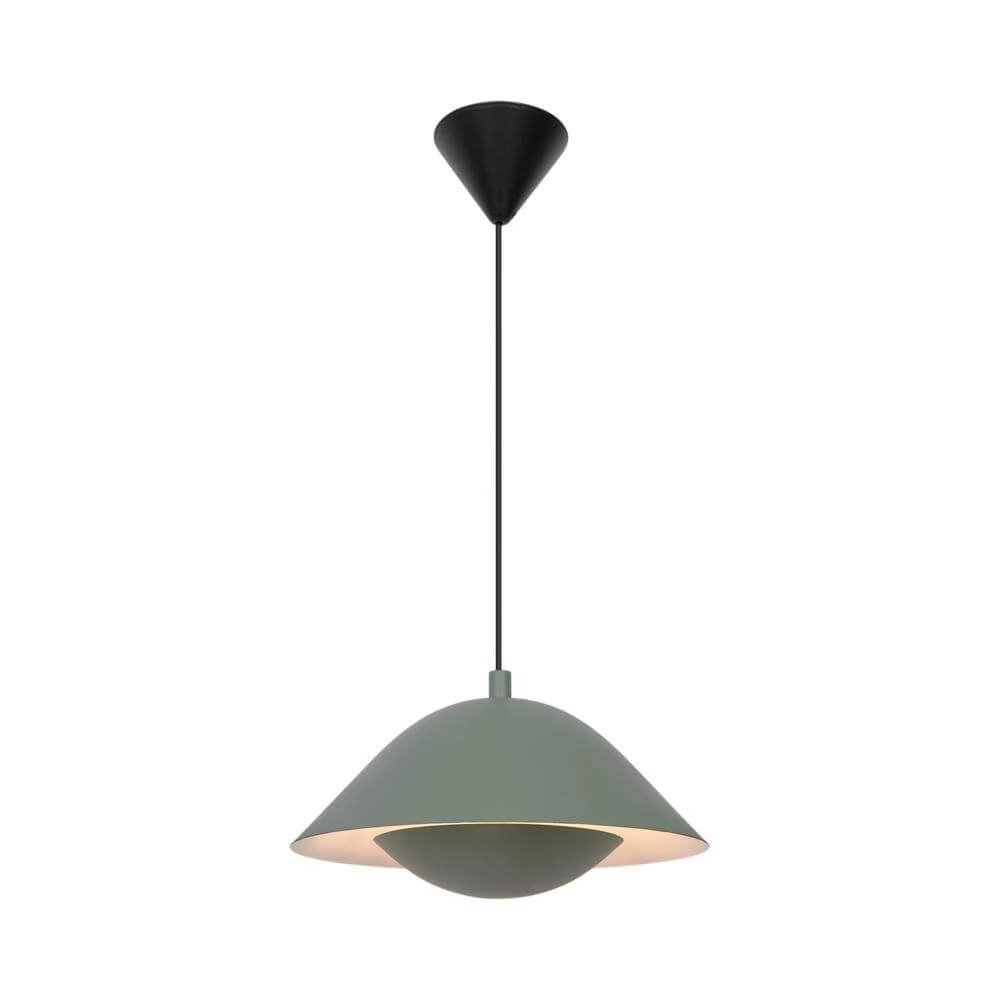 Design pendant lamp Freya green