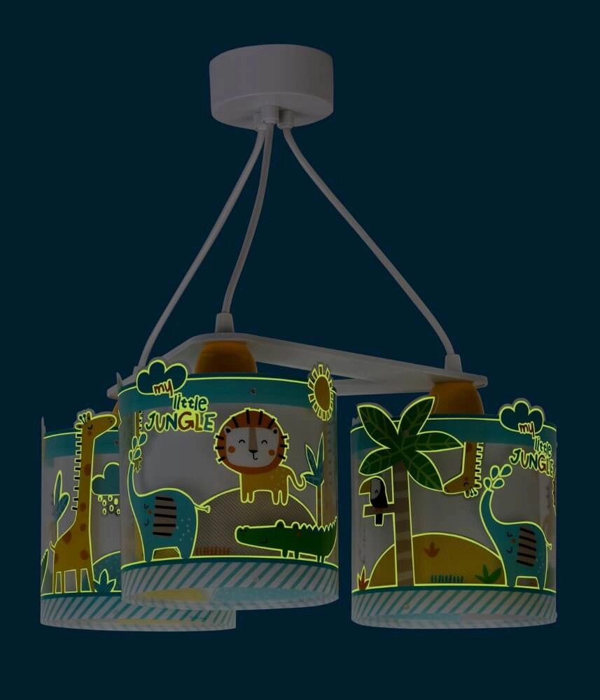 3-light hanging lamp Little Jungle Dalber 8420406761145