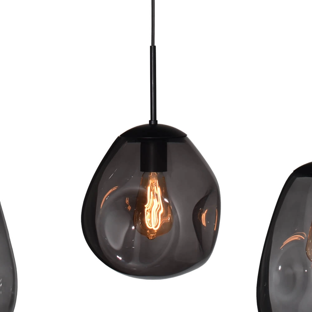 Hanging lamp Lava Oval 4x smoke glass Masterlight 8718121290102