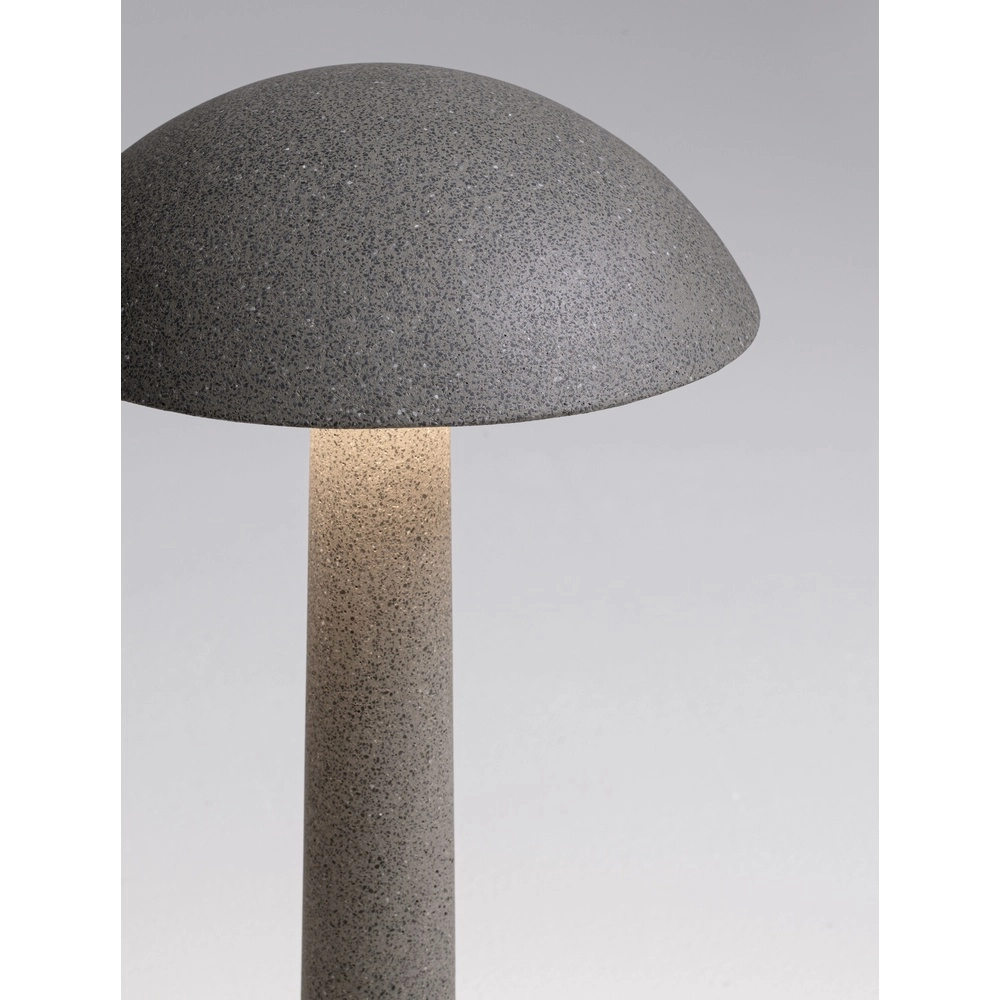 Round garden lamp Tura concrete grey 35cm Lyora 5212017454638