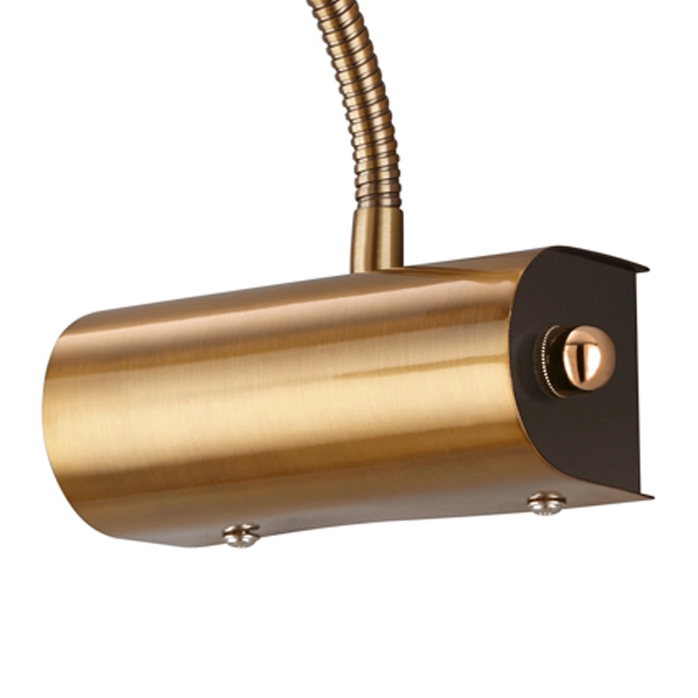 LED reading light Curtis old brass Trio 4017807275346