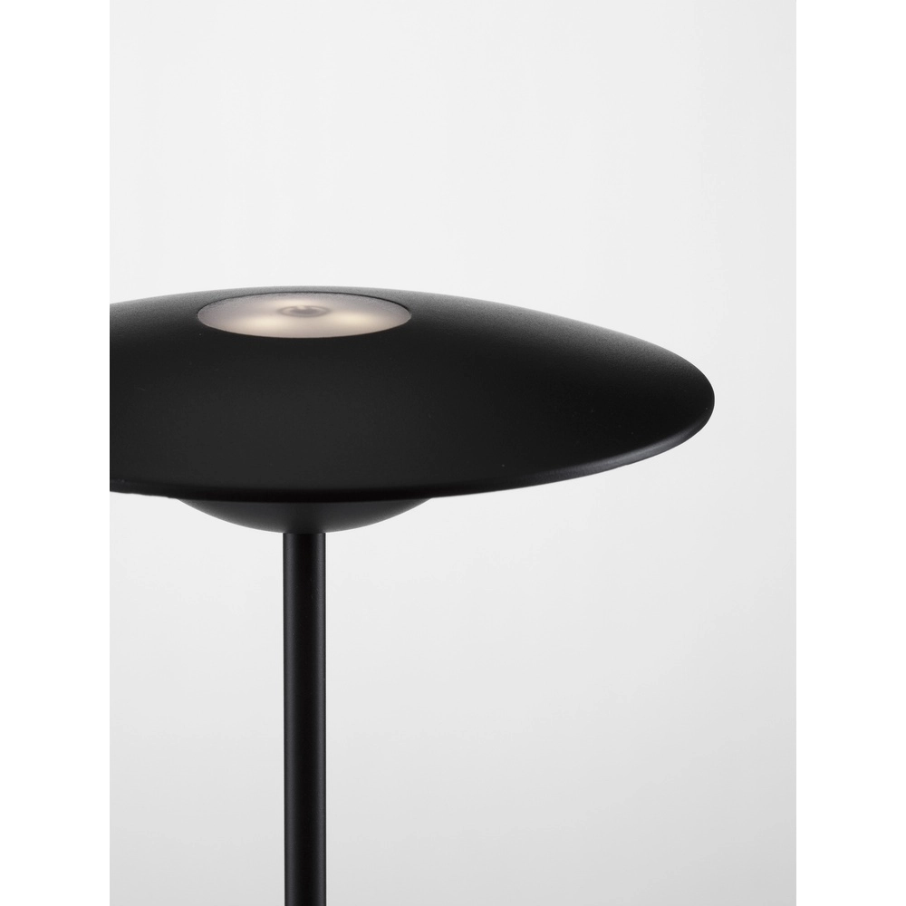 Table lamp Fumo Rechargeable Black Lyora 5212017432636