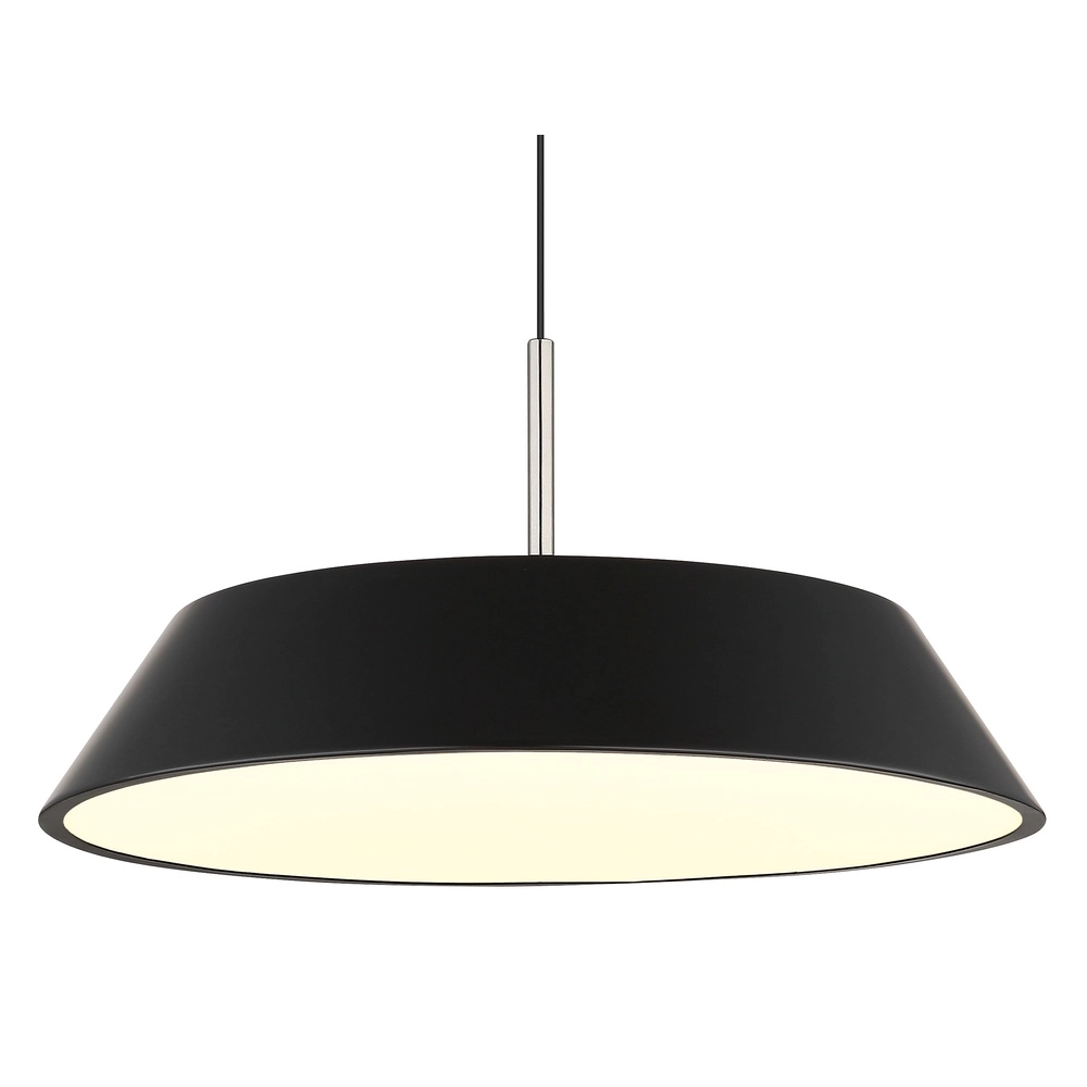 Sleek pendant lamp Silena black Ø 40cm Globo 9007371583232