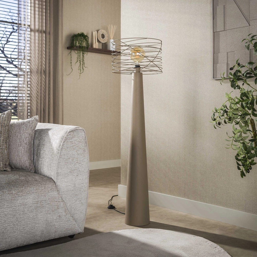 Sand Floor Lamp Curl with wire cap Lyora 8716803512528