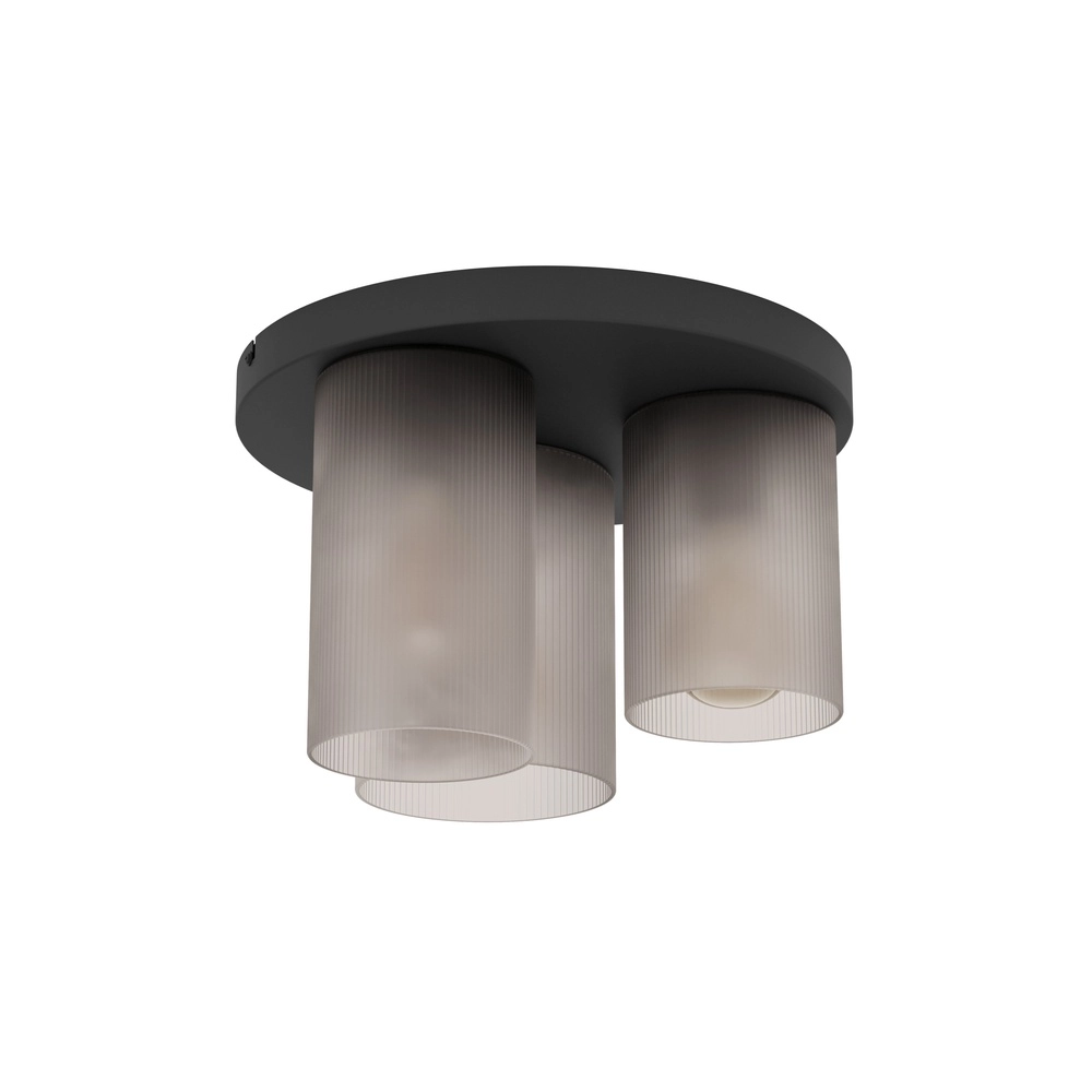 Ceiling lamp Colomera smoke frosted glass