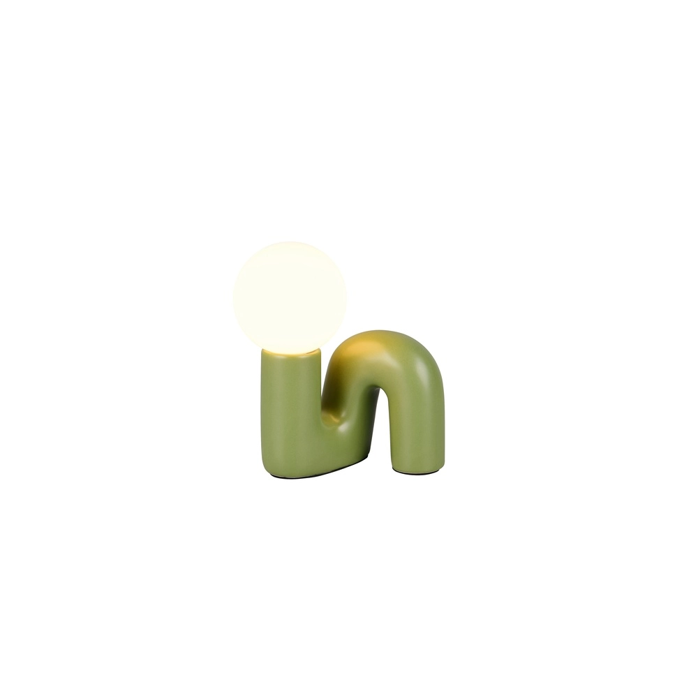 Table lamp Quinn Green Trio 4017807682281