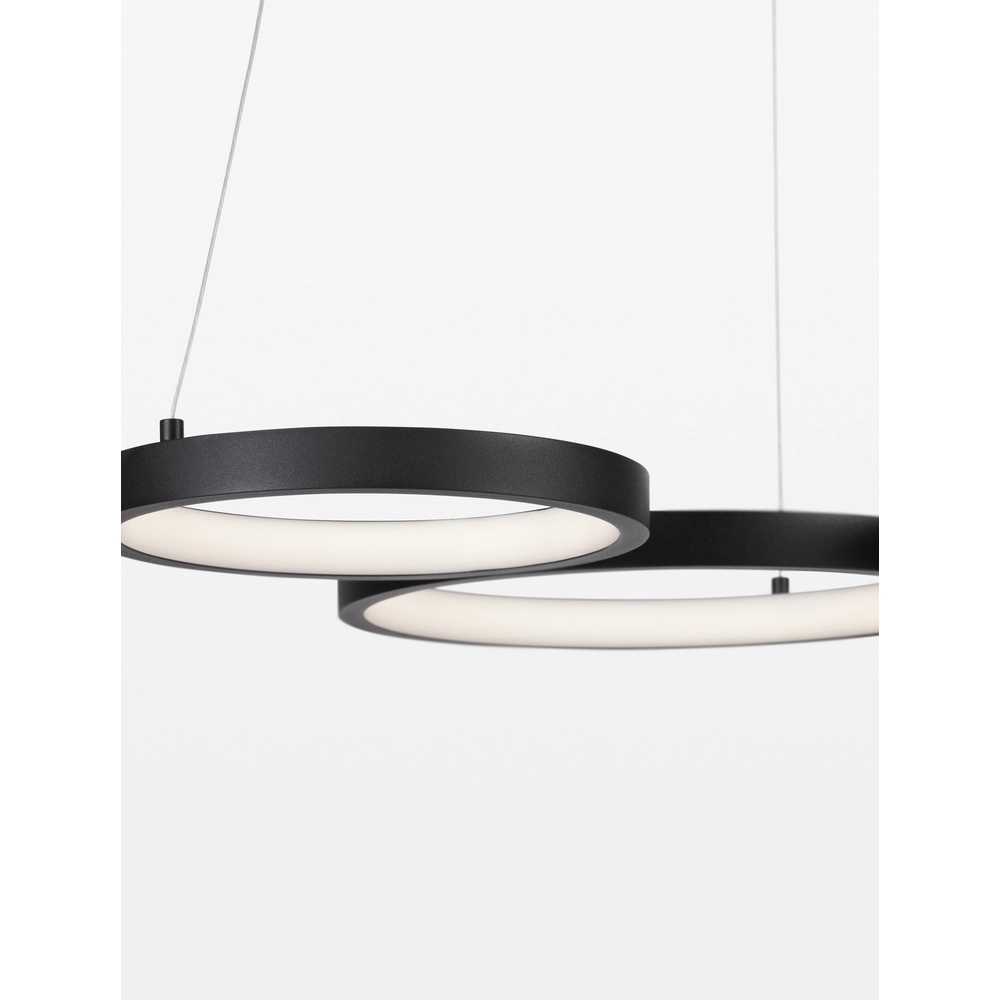 Modern pendant lamp Magnus black 55cm Lyora 5212017433169