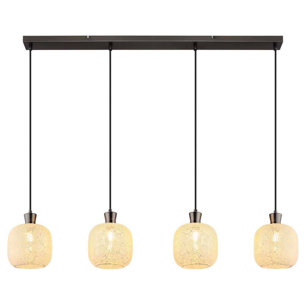 4-lightest pendant lamp Brokana gunmetal Globo 9007371566471