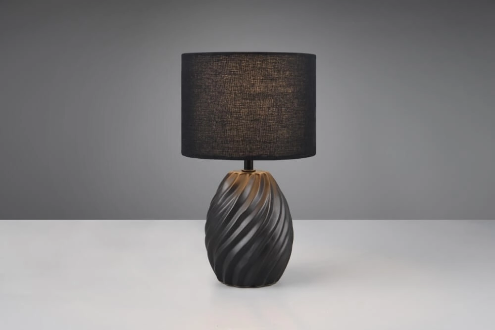 Sleek table lamp Melva black