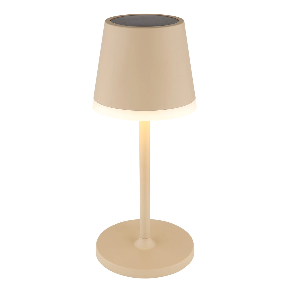 Solar table lamp Vannieso sand brown Globo 9007371458684