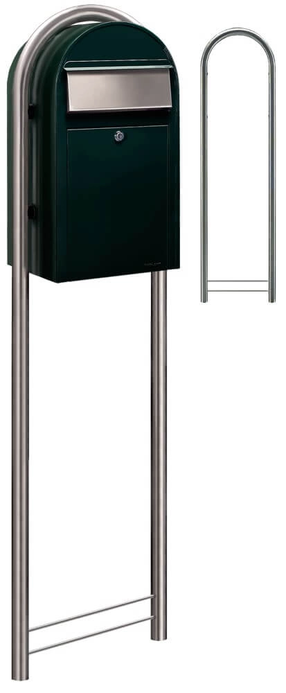 Mailbox Grande 6064 i Black and green Bobi 6417237033307