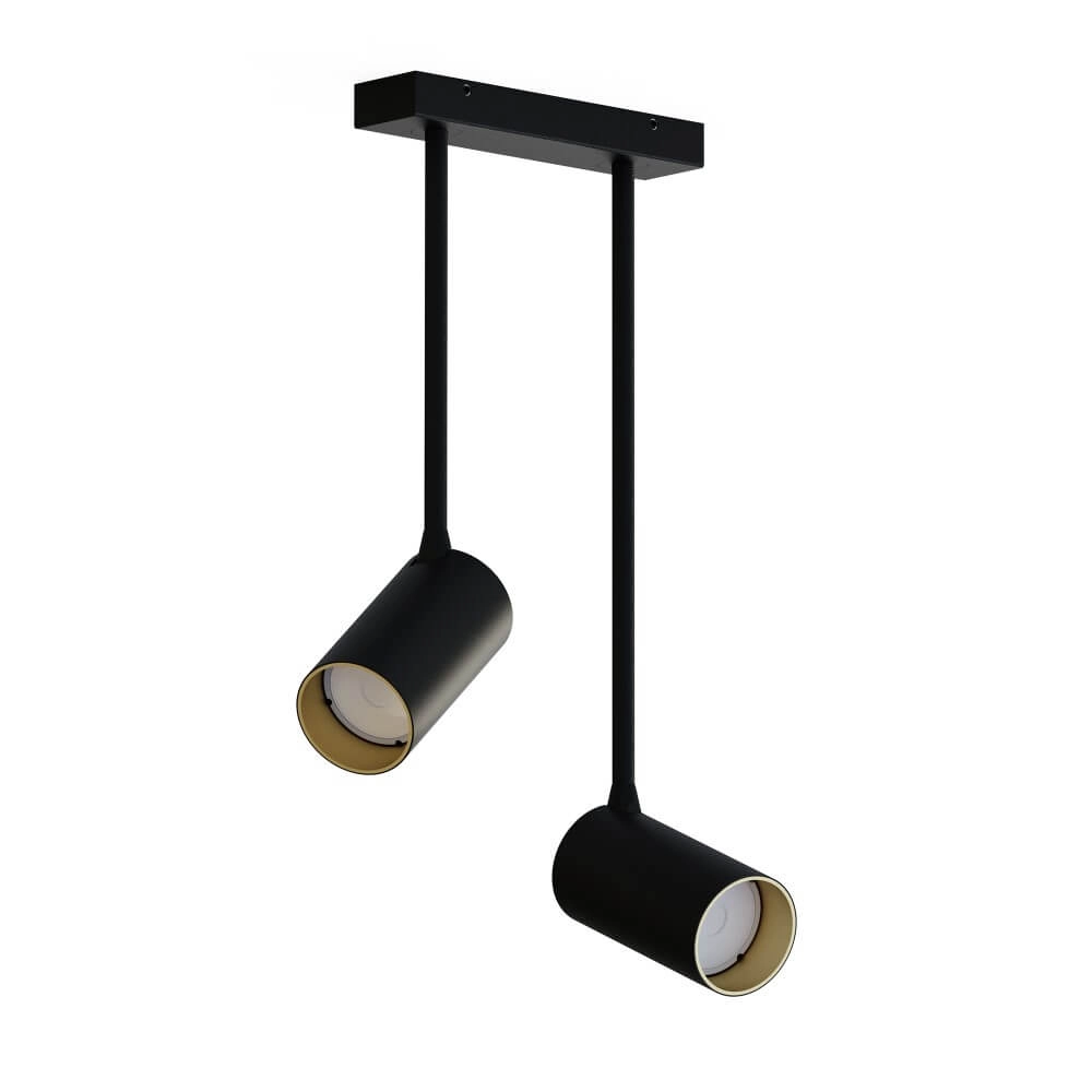 Tiltable surface-mounted spot Mono Long 2-light