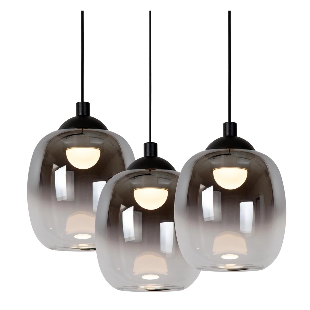 4-light pendant lamp Tamino Black Lucide 5411212741240