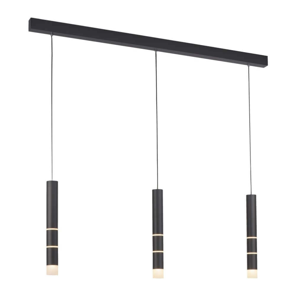 Black hanging lamp Pure Vega 3-light