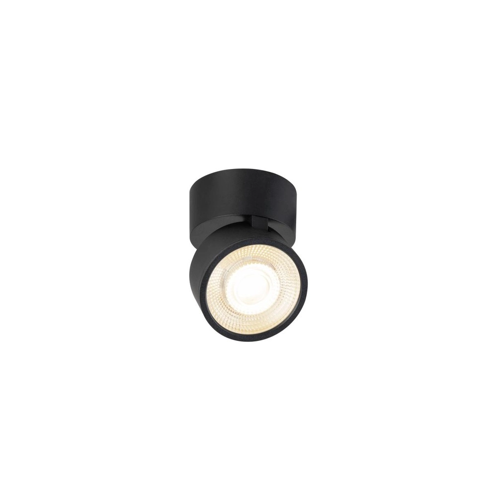 Surface-mounted spot Kalu 2.0 single black 2700K