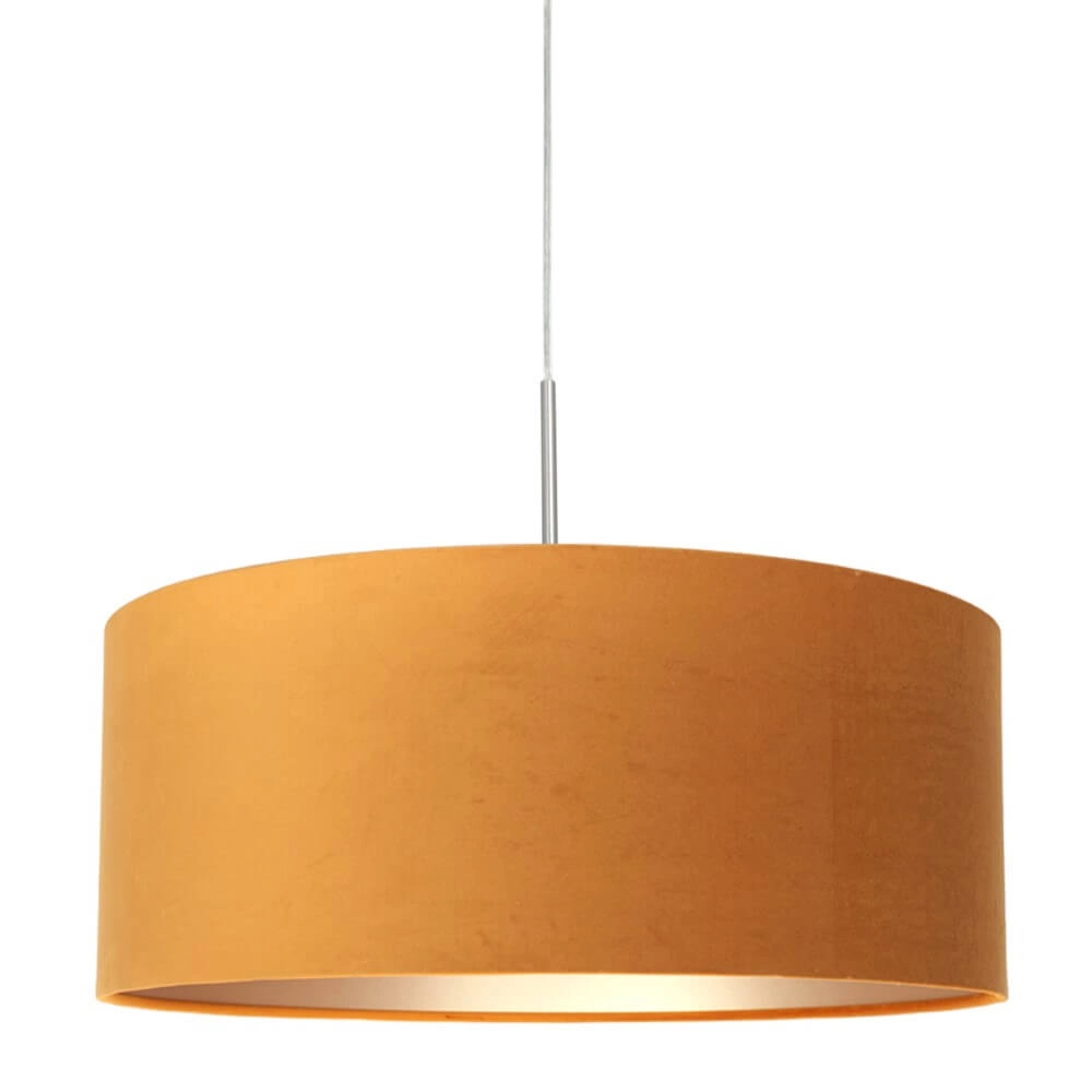Hanging lamp gold velvet Sparkled Ø 45cm