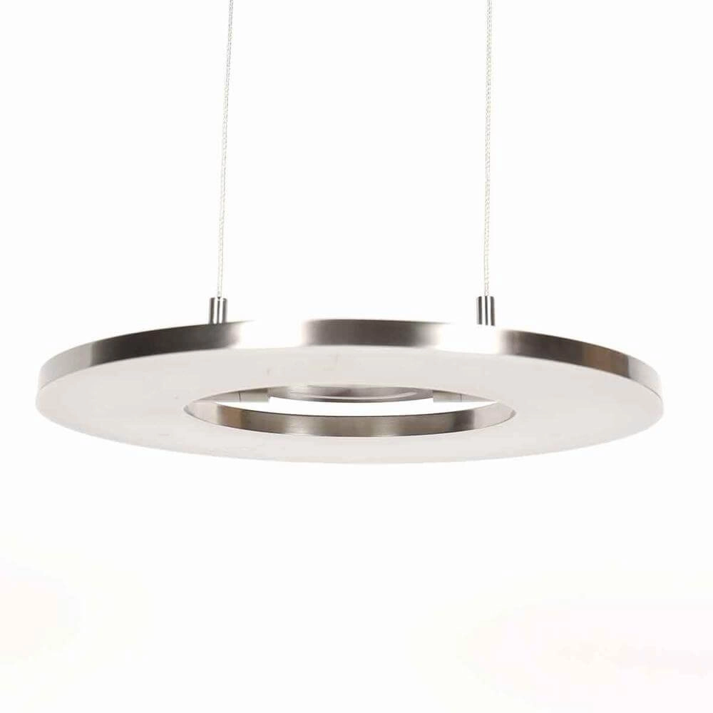 Sleek pendant lamp Soleil Ø 32cm grey Steinhauer 8712746176674