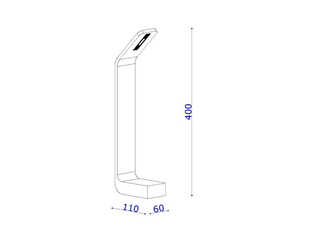 Design path lighting Koloa 40cm Artdelight 8719831730001