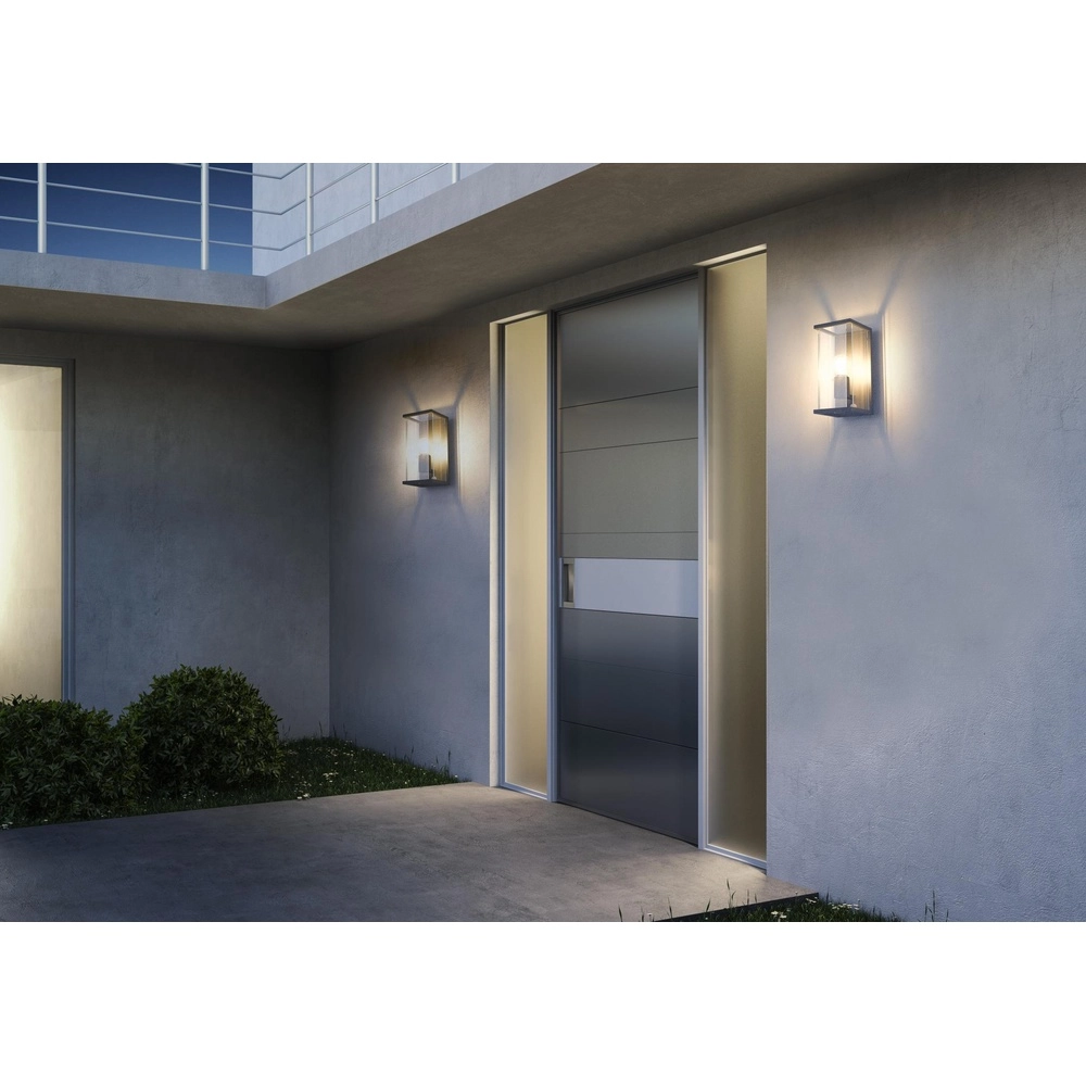 Sleek wall lamp Claire with sensor anthracite Lucide 5411212271563