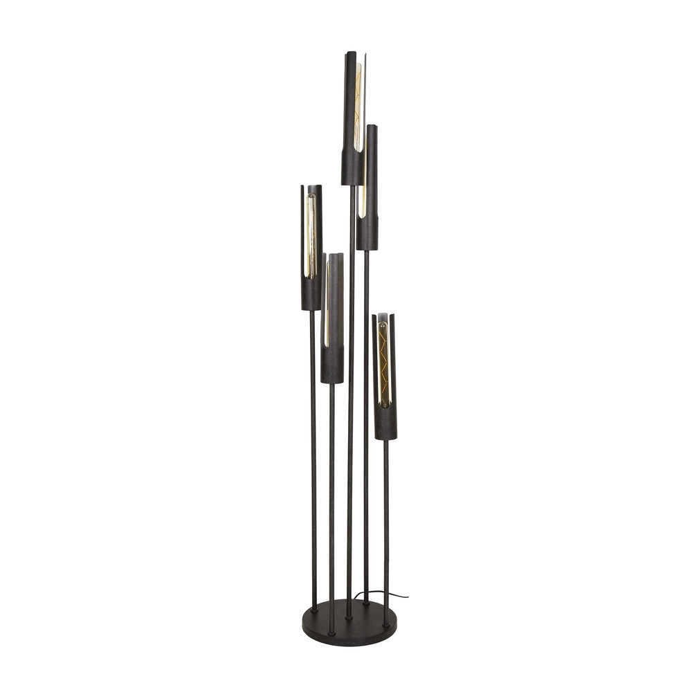 5L floor lamp Tube black - E27 Lyora 8716803511330