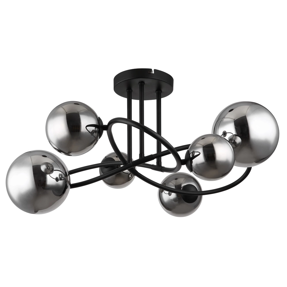 Black ceiling lamp Riha Design Globo 9007371448807