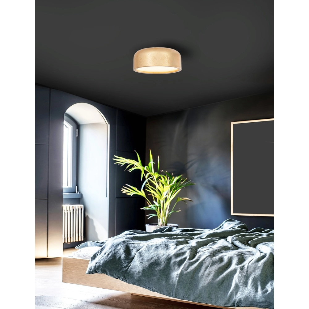Design ceiling lamp Perleto gold Ø 35cm