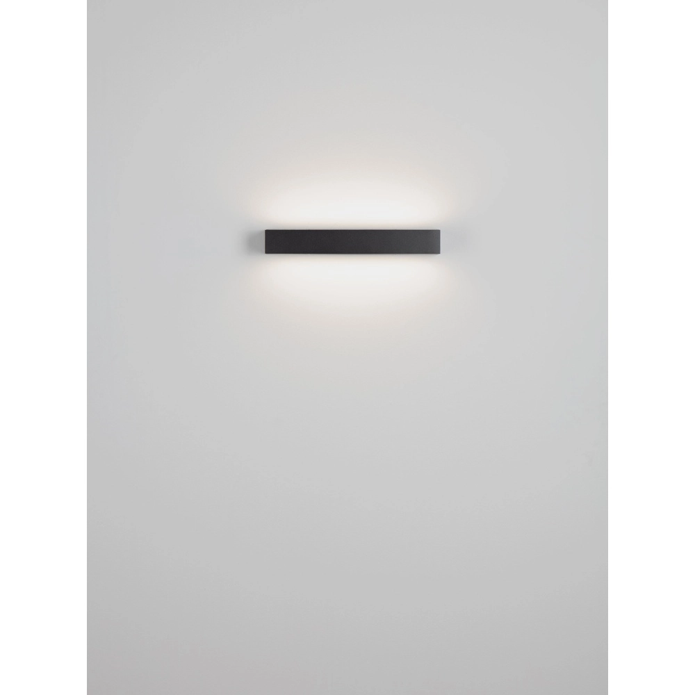 Sleek wall lamp Lane black 36cm - 28W Lyora 5212017496751