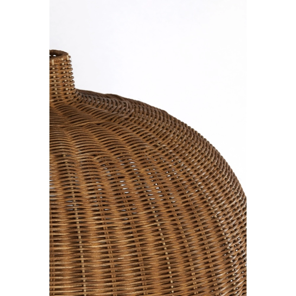 Rattan pendant lamp Melzor Ø 55cm - dark brown Light & Living 8717807820572
