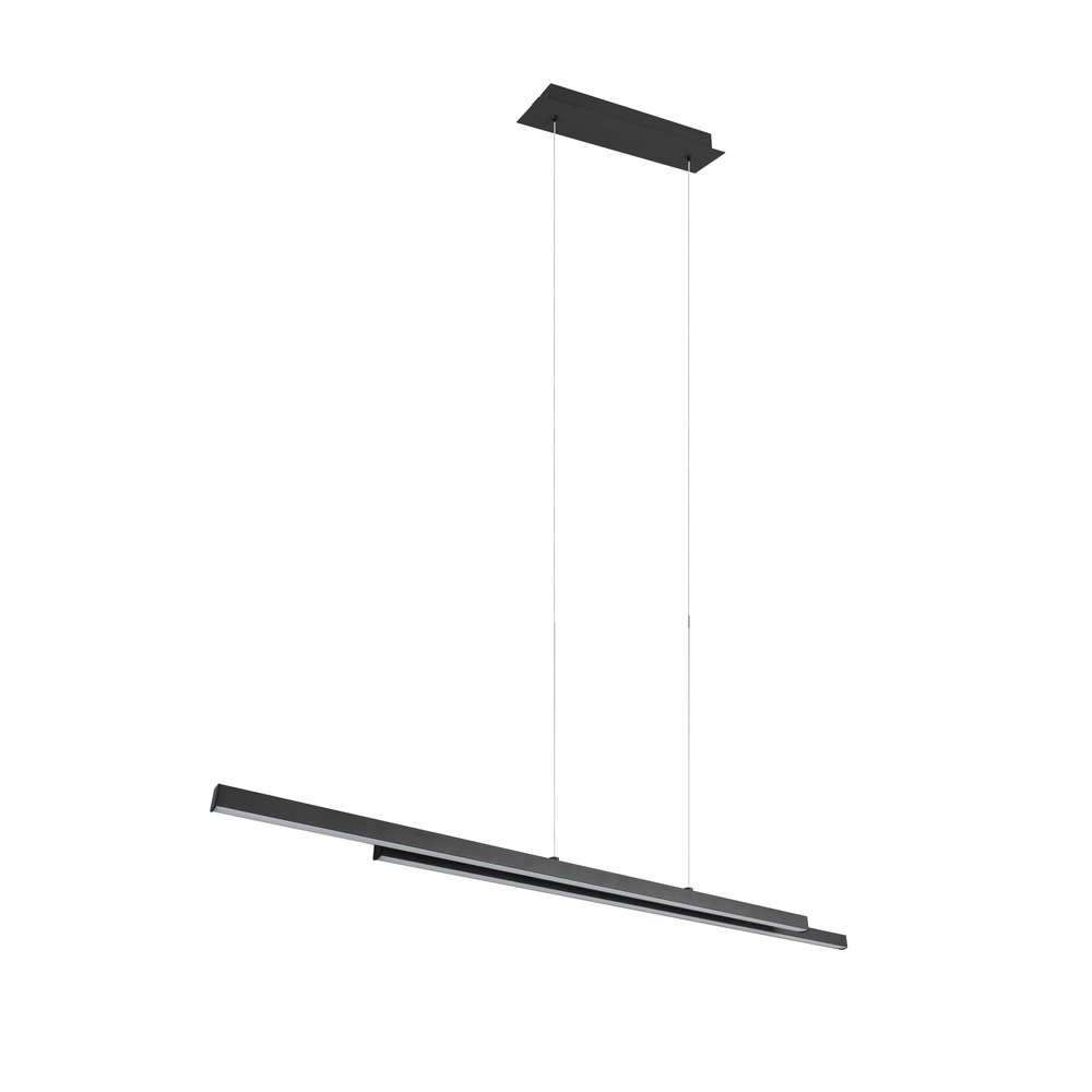 Pendant lamp Odio black Trio 4017807612523