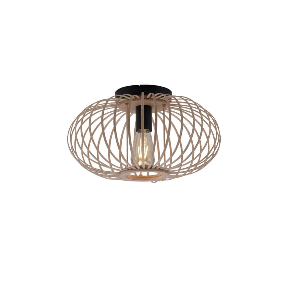 Wooden wire lamp Racoon Ø 40cm Just Light 4043689984342