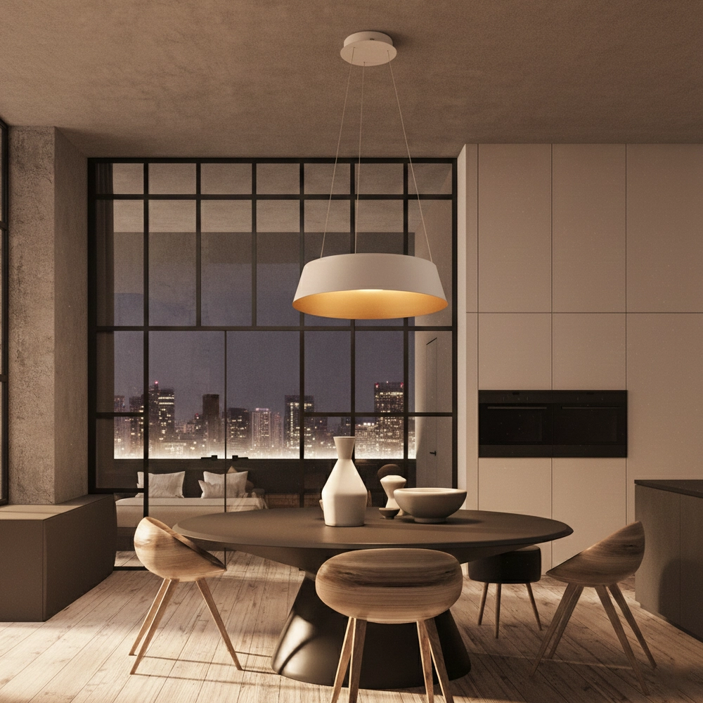 Pendant lamp Alba white Ø 42cm