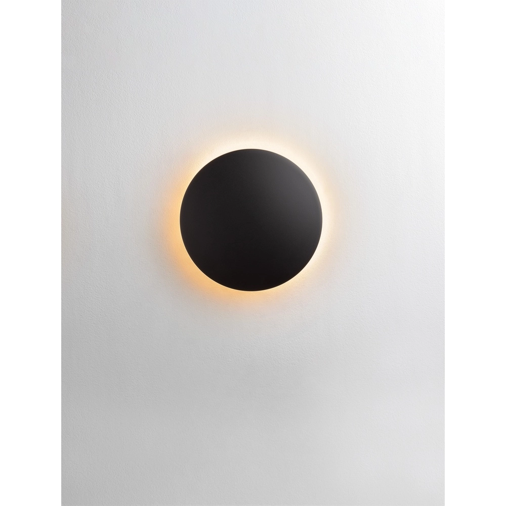 Round wall lamp Copper black Ø 18cm Lyora 5212017447340
