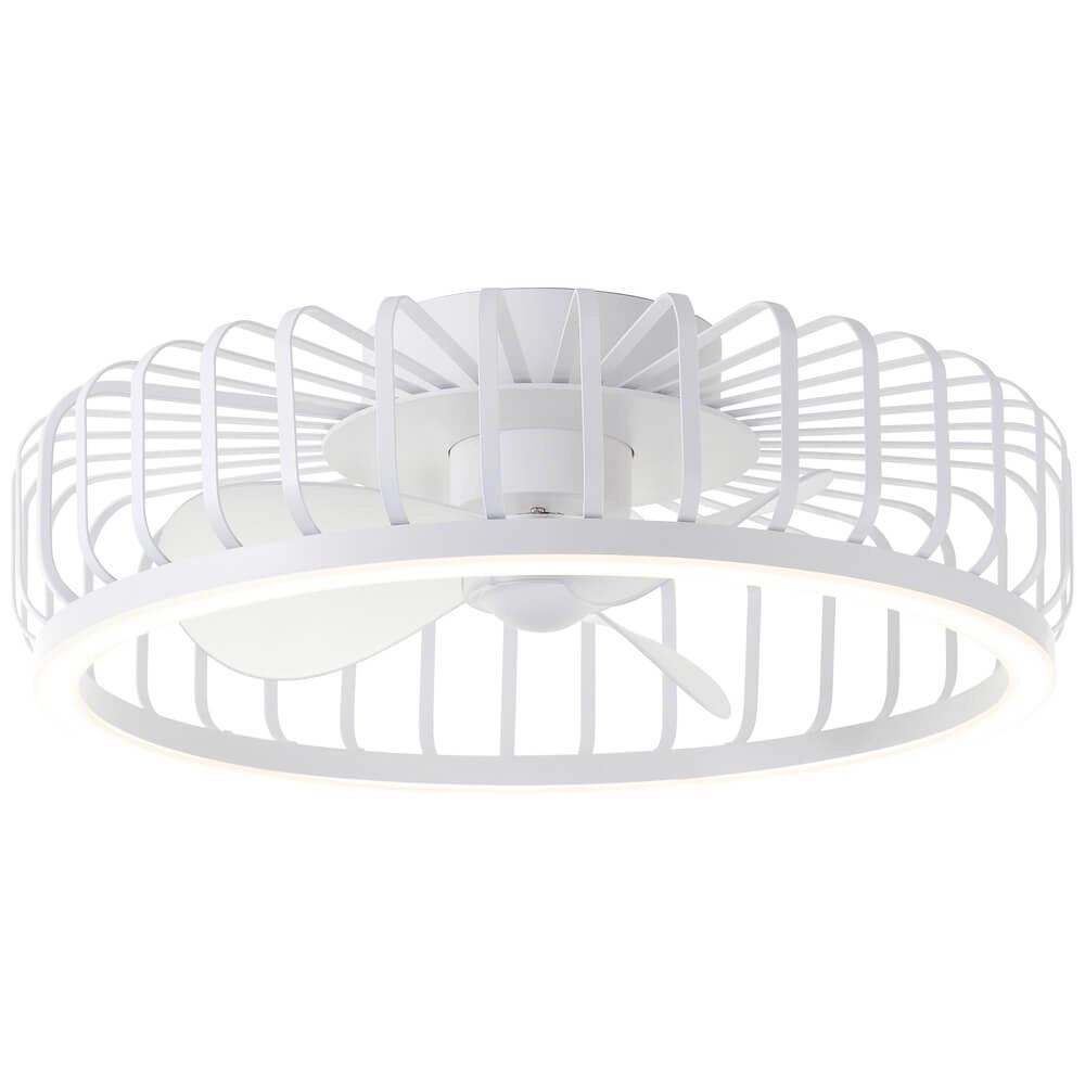 Wire lamp ceiling fan Capo white Brilliant 4004353453427