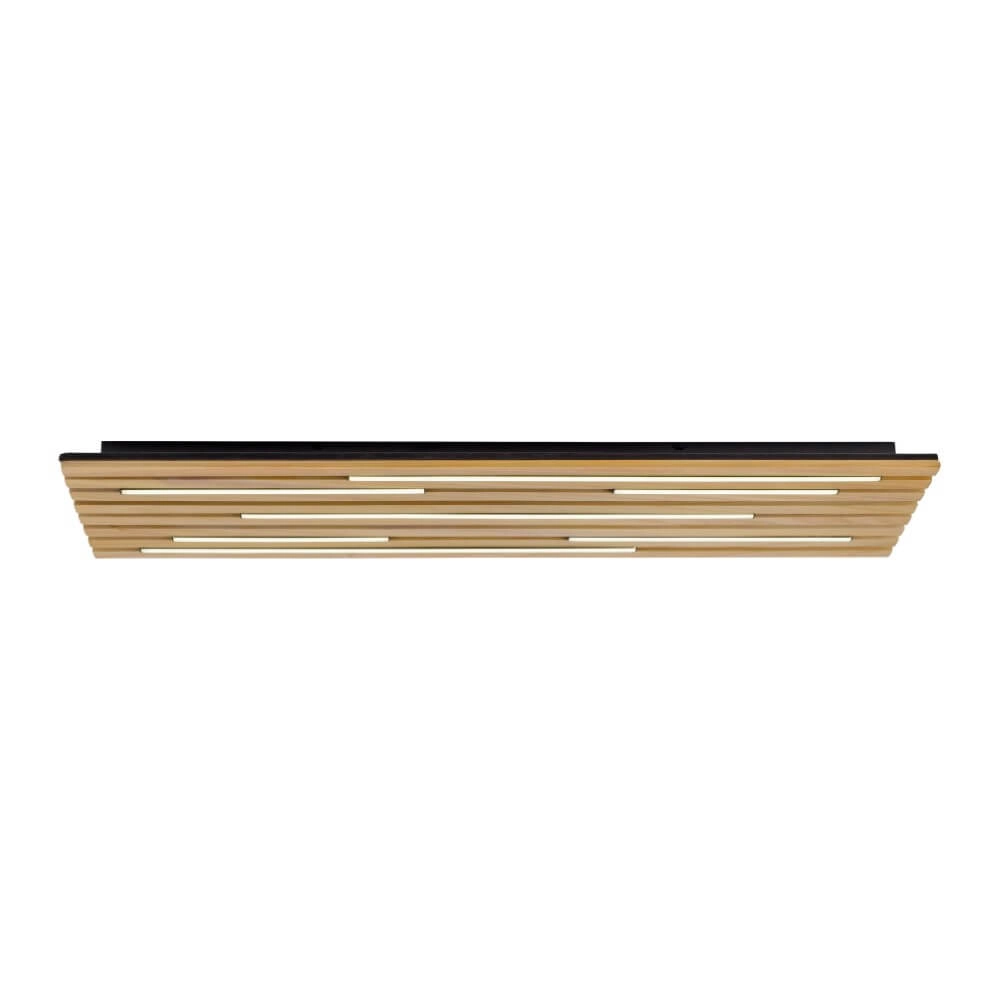 Rectangular ceiling lamp Q-Akustik wood Paul Neuhaus 4012248385371