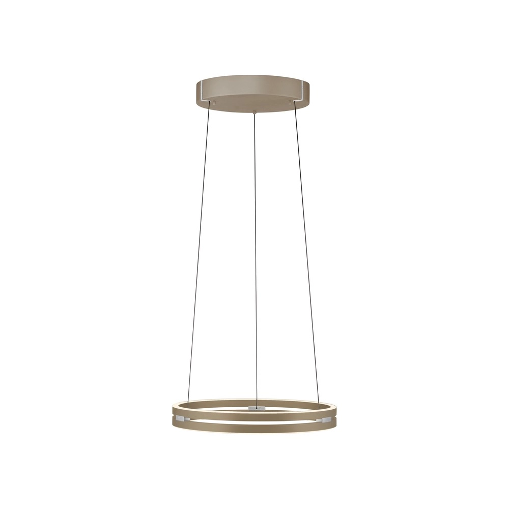 Office pendant lamp Pure E-Loop bronce - Ø 50cm Paul Neuhaus 4012248398357