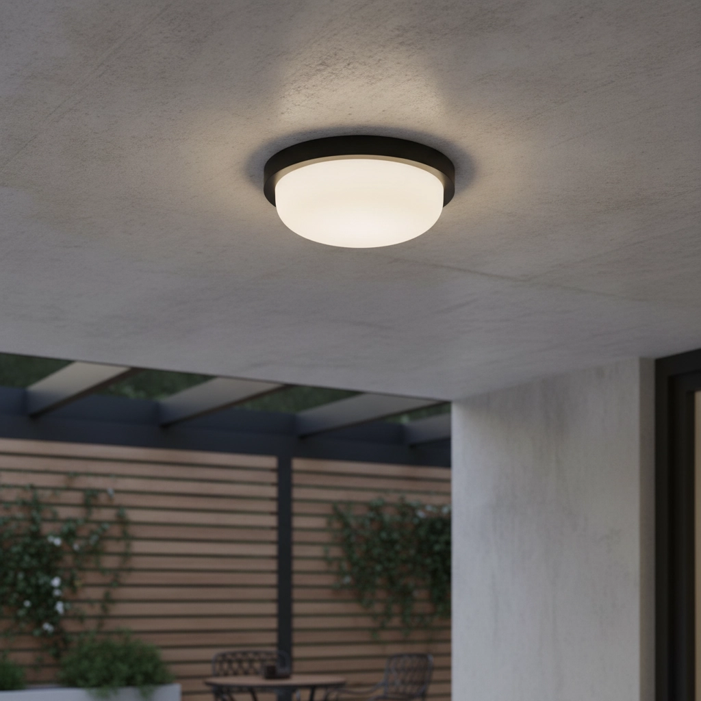 Ceiling lamp Reo black Ø 23,5cm