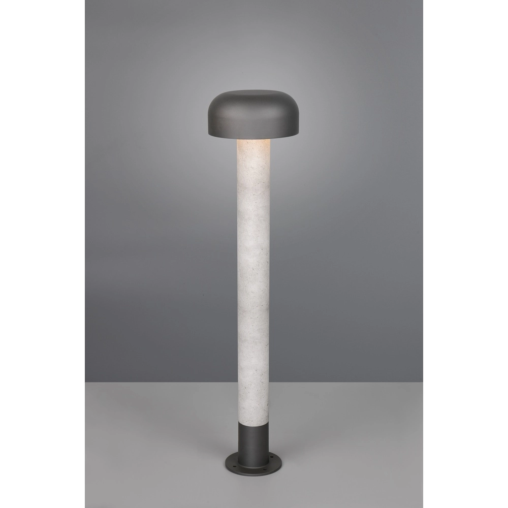 Design garden lamp Fraser grey 84.5cm Trio 4017807650266