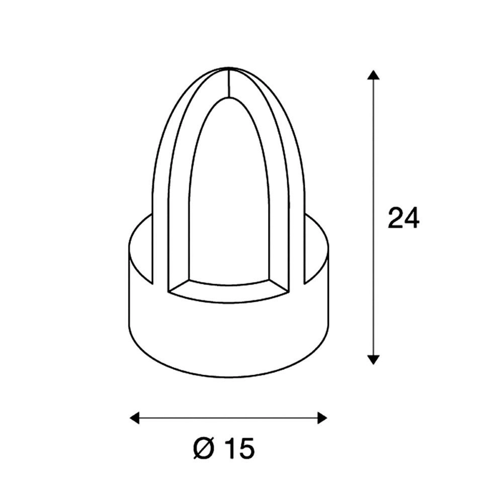 Rusty patio lamp Rusty Cone SLV 4024163110846